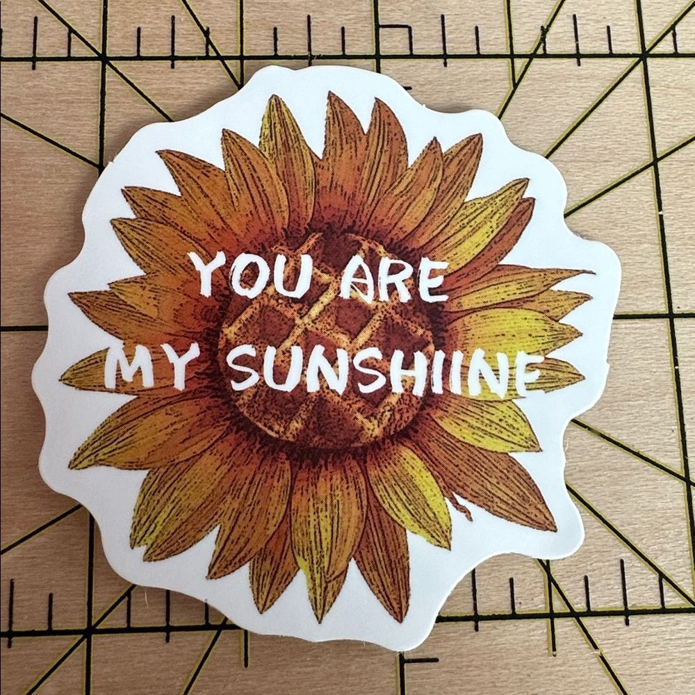 💜13/$13 +Bundle Sticker Sale | Sunshine Sunflower Flowers Waterproof Sticker
